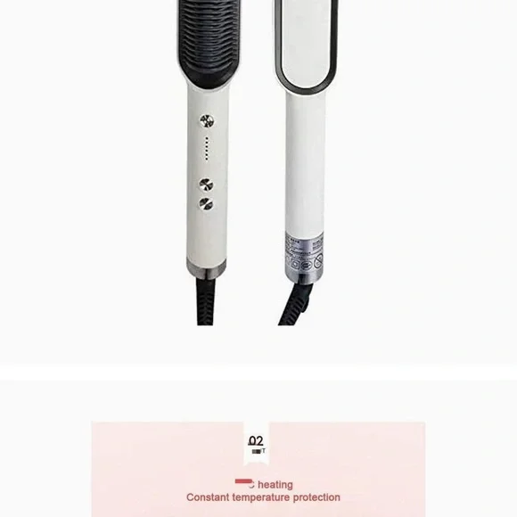 White Hair Straightening Brush - Picture 3 of 5